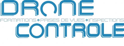 logo color drone blanc .