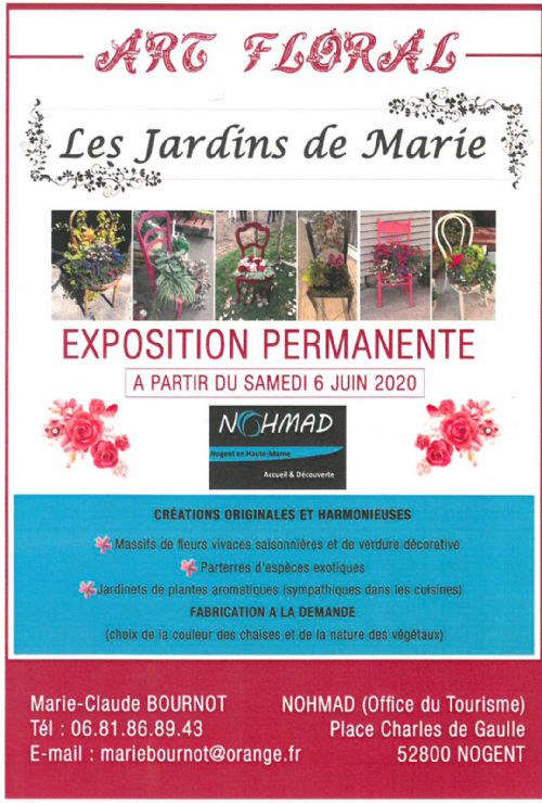 champagne 52 nogent nohmad exposition art floral.