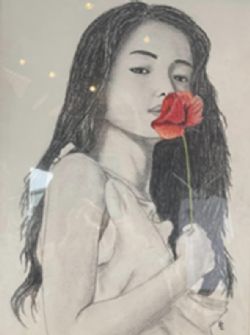 la fille au coquelicot.