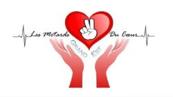 les motards du coeur du grand est logo association.