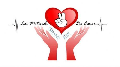 les motards du coeur du grand est logo association.