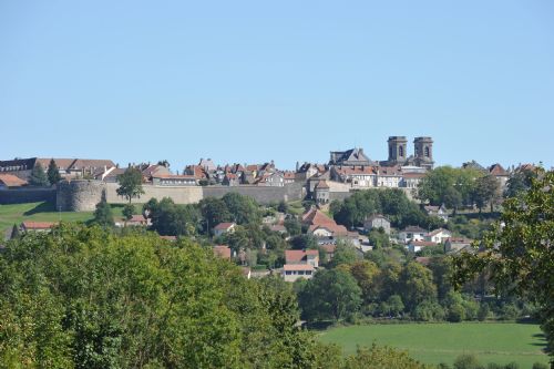 champagne 52 langres patrimoine vue ville phl 5542.